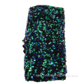 Hot selling sequins velvet embroidered fabric for dress